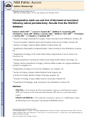 Cover page: Statin use and prostate cancer recurrence