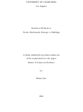 Cover page: Statistical Methods to Predict Earthquake Damage to Buildings