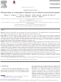 Cover page: Misreporting of contraceptive hormone use in clinical research participants