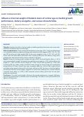 Cover page: Influence of arrival weight of Holstein steers of similar age on feedlot growth performance, dietary energetics, and carcass characteristics