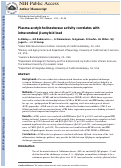 Cover page: Plasma acetylcholinesterase activity correlates with intracerebral β-amyloid load.