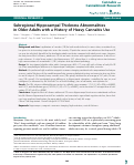 Cover page: Subregional Hippocampal Thickness Abnormalities in Older Adults with a History of Heavy Cannabis Use