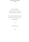 Cover page: Occupation and ADHD: Young adults’ perspectives on the role of work in the manifestation of adult ADHD