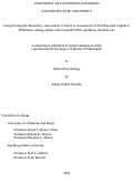 Cover page: Using Ecological Momentary Assessment to Improve Assessment of Self-Reported Cognitive Difficulties among Adults with Comorbid HIV and Heavy Alcohol Use