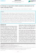 Cover page: A chitinase is required for Xylella fastidiosa colonization of its insect and plant hosts