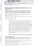 Cover page: SARS-CoV-2 infection in patients with thyroid disease: a cross-sectional study.