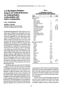 Cover page: J. P. Harrington Database Project: An Archival Resource for Anthropologists, Archaeologists, and Native Communities