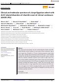 Cover page: Clinical and molecular spectrum of a large Egyptian cohort with ALS2‐related disorders of infantile‐onset of clinical continuum IAHSP/JPLS