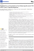 Cover page: Expanded Use of Vorasidenib in Non-Enhancing Recurrent CNS WHO Grade 3 Oligodendroglioma.