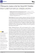 Cover page of A Retrospective Analysis of the First Clinical 5DCT Workflow.