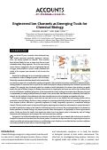 Cover page: Engineered Ion Channels as Emerging Tools for Chemical Biology