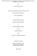 Cover page: Informal Urbanism: Legal Ambiguity, Uncertainty, and the Management of Street Vending in New York City