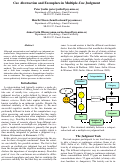 Cover page: Cue Abstraction and Exemplars in Multiple-Cue Judgment