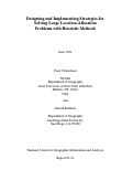 Cover page: Designing and Implementing Strategies for Solving Large Location-Allocation Problems with Heuristic Methods (91-10)