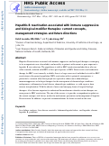 Cover page: Hepatitis B Reactivation Associated With Immune Suppressive and Biological Modifier Therapies: Current Concepts, Management Strategies, and Future Directions