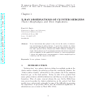 Cover page: X-Ray Observations of Cluster Mergers