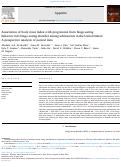 Cover page: Association of body mass index with progression from binge-eating behavior into binge-eating disorder among adolescents in the United States: A prospective analysis of pooled data