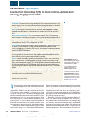 Cover page: Potential Cost Implications for All US Food and Drug Administration Oncology Drug Approvals in 2018