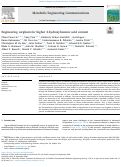 Cover page: Engineering sorghum for higher 4-hydroxybenzoic acid content