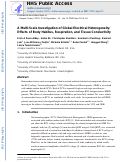 Cover page: A Multi-Scale Investigation of Global Electrical Heterogeneity: Effects of Body Habitus, Respiration, and Tissue Conductivity.