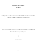 Cover page: The Impact of Adverse Childhood Experiences on Household Resources, Intergenerational Risk of Adversity, and Behavior Problems in Subsequent Generations