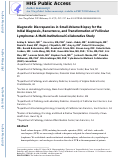 Cover page: Diagnostic Discrepancies in Small-volume Biopsy for the Initial Diagnosis, Recurrence, and Transformation of Follicular Lymphoma: A Multi-Institutional Collaborative Study.