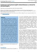 Cover page: Cutaneous and systemic IgG4-related disease: a review for dermatologists