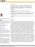 Cover page: Influence of Sex on Basal and Dickkopf-1 Regulated Gene Expression in the Bovine Morula