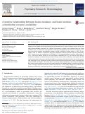 Cover page: A positive relationship between harm avoidance and brain nicotinic acetylcholine receptor availability