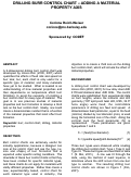 Cover page: Drilling Burr Control Chart -Adding a Material Property Axis