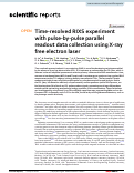 Cover page: Time-resolved RIXS experiment with pulse-by-pulse parallel readout data collection using X-ray free electron laser