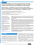 Cover page: Artificial Intelligence for Automated Overlay of Fundus Camera and Scanning Laser Ophthalmoscope Images