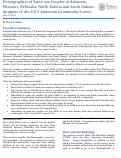 Cover page: Demographics of Same-sex Couples in Arkansas, Missouri, Nebraska, North Dakota, and South Dakota: Analyses of the 2013 American Community Survey