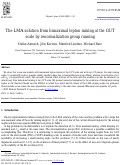 Cover page: The LMA solution from bimaximal lepton mixing at the GUT scale by renormalization group running