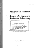 Cover page: CONSTRUCTION OF THE EQUIVALENT POTENTIAL IN BORN APPROXIMATION FOR SCATTERING BY PARTICLES OF UNEQUAL MASS