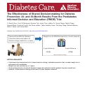 Cover page: The Effectiveness of Shared Decision-making for Diabetes Prevention: 24- and 36-Month Results From the Prediabetes Informed Decision and Education (PRIDE) Trial