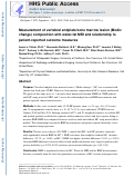 Cover page: Measurement of vertebral endplate bone marrow lesion (Modic change) composition with water–fat MRI and relationship to patient-reported outcome measures