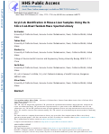 Cover page: Acyl-CoA Identification in Mouse Liver Samples Using the In Silico CoA-Blast Tandem Mass Spectral Library