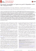 Cover page: Fluconazole Susceptibility in Cryptococcus gattii Is Dependent on the ABC Transporter Pdr11.