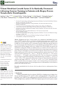 Cover page: Serum Fibroblast Growth Factor 21 Is Markedly Decreased following Exercise Training in Patients with Biopsy-Proven Nonalcoholic Steatohepatitis