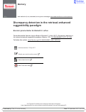 Cover page: Discrepancy detection in the retrieval-enhanced suggestibility paradigm