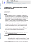 Cover page: Targeted Learning of the Mean Outcome under an Optimal Dynamic Treatment Rule