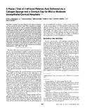 Cover page: A phase I trial of beta-all-trans-retinoic acid delivered via a collagen sponge and a cervical cap for mild or moderate intraepithelial cervical neoplasia.