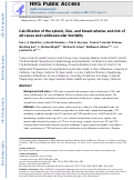 Cover page: Calcification of the splenic, iliac, and breast arteries and risk of all-cause and cardiovascular mortality