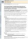 Cover page: Short telomere lengths in peripheral blood leukocytes are associated with an increased risk of oral premalignant lesion and oral squamous cell carcinoma