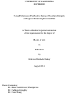 Cover page: Using Performance Feedback to Increase Procedural Integrity of Progress Monitoring Decision Rule