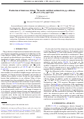 Cover page: Production of deuterons, tritons, He3 nuclei, and their antinuclei in pp collisions at s=0.9, 2.76, and 7 TeV