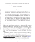 Cover page: Learning from Data with Heterogeneous Noise using SGD.