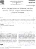 Cover page: Impacts of model calibration on high-latitude land-surface processes: PILPS 2(e) calibration/validation experiments