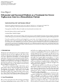 Cover page: Febuxostat and Increased Dialysis as a Treatment for Severe Tophaceous Gout in a Hemodialysis Patient.